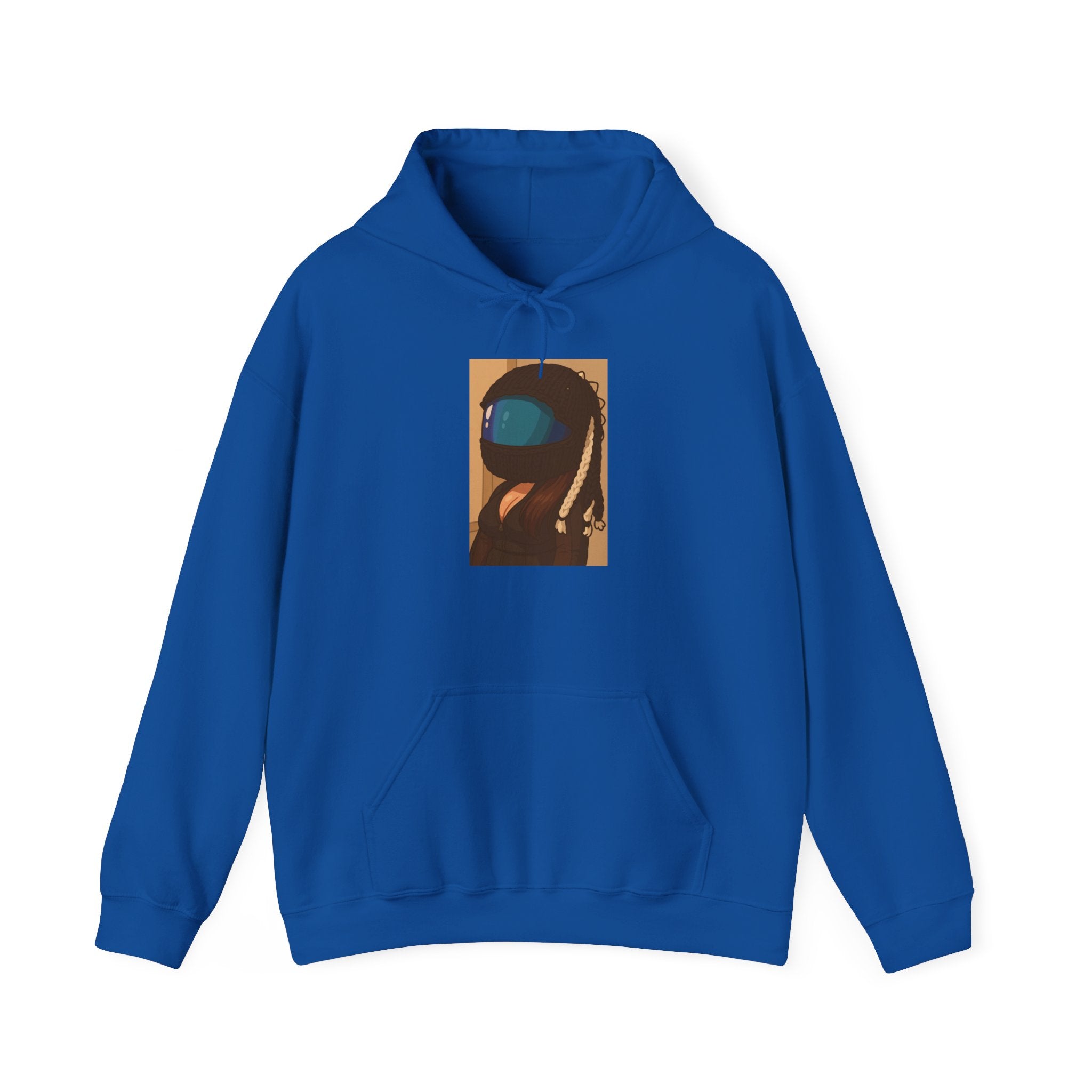Among Us-Inspired Crewmate Hoodie — Retro Pixel Astronaut Graphic
