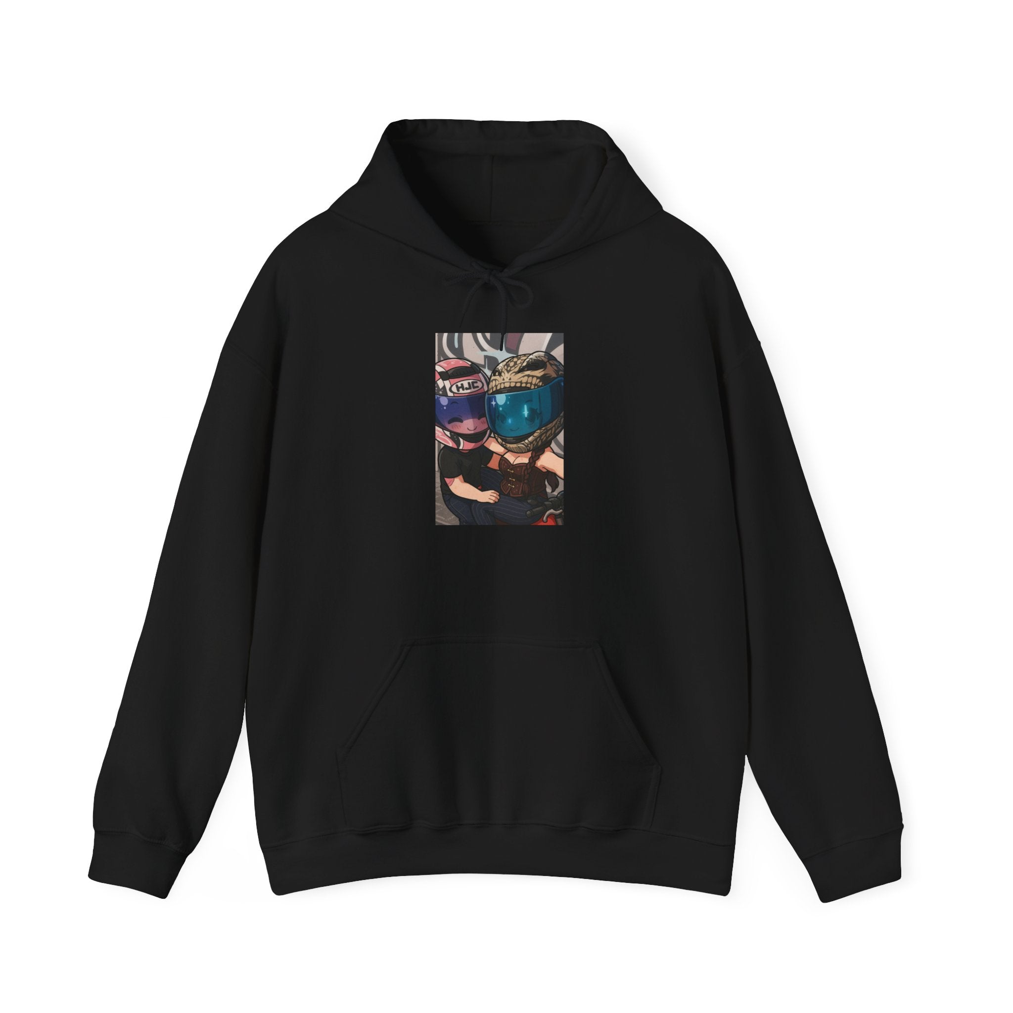 Cat in Goggles Graphic Hoodie