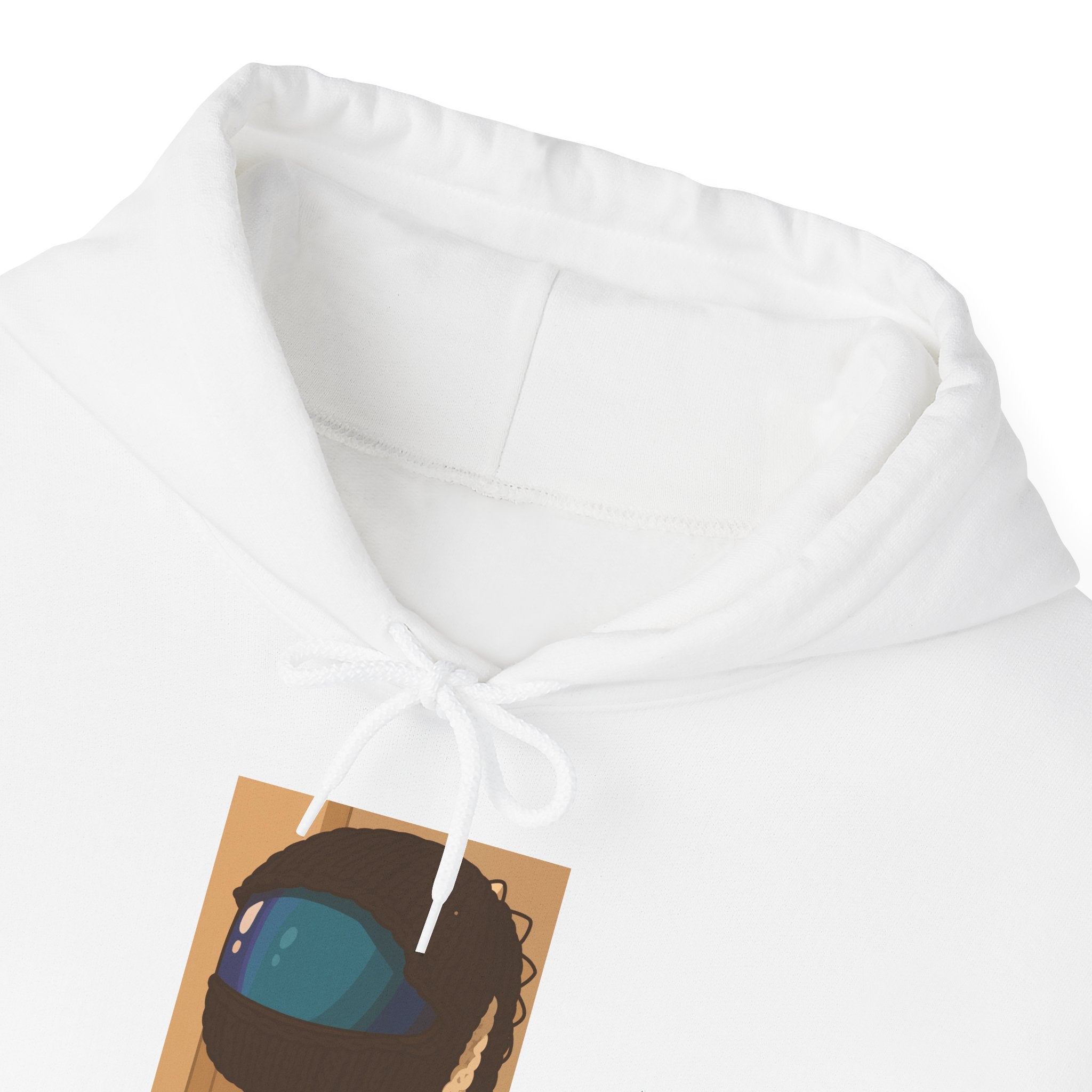 Among Us-Inspired Crewmate Hoodie — Retro Pixel Astronaut Graphic